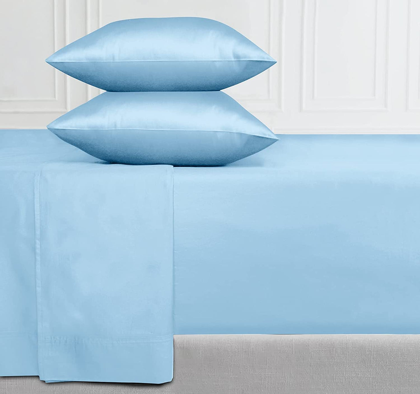 Solid Blue Sheet Set 450TC