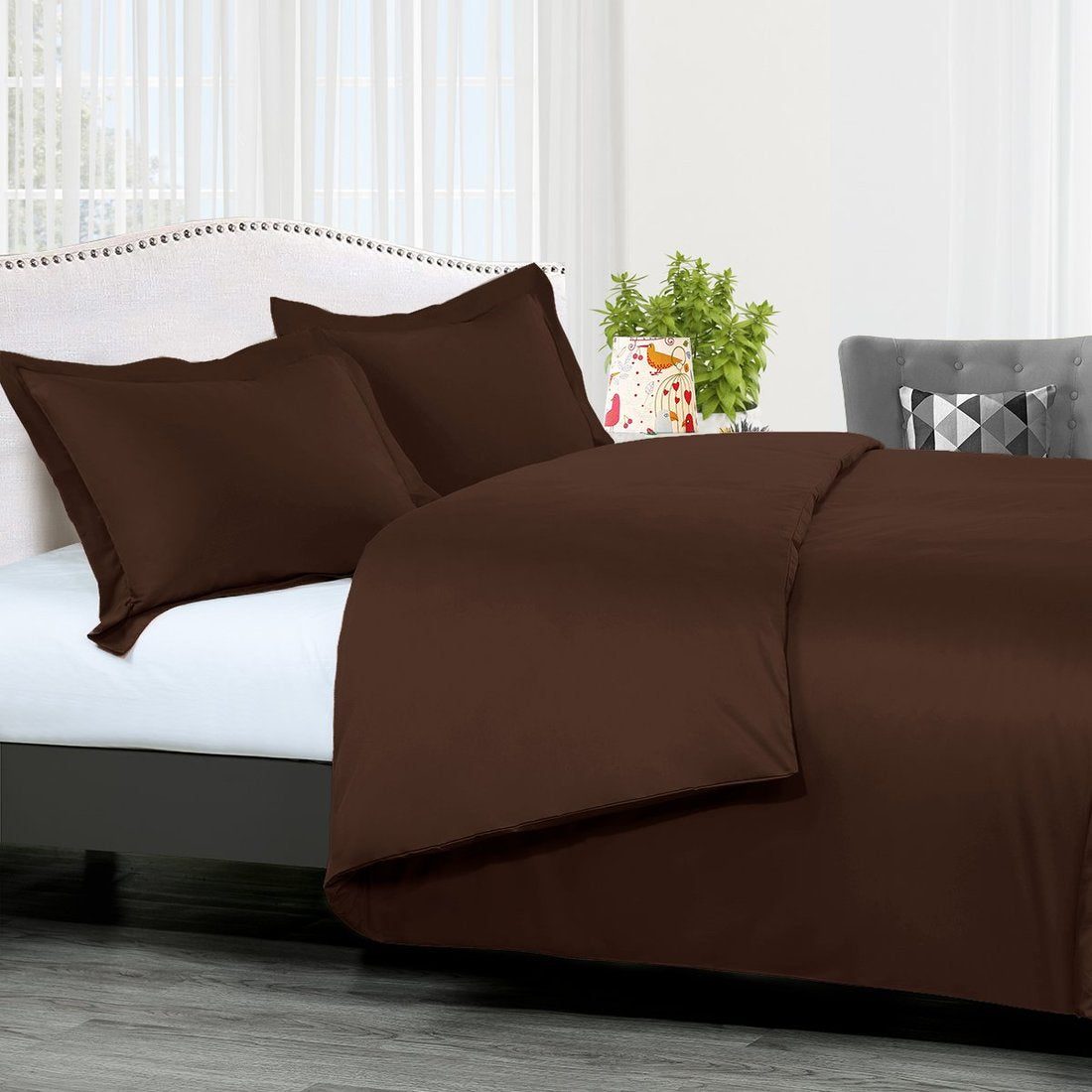 Solid Chocolate Sheet Set 450TC