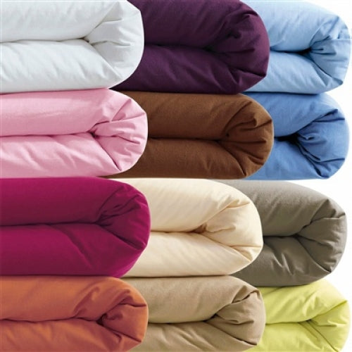 36 Inch Deep Pocket Brown Fitted Sheets Pure Egyptian Cotton 300TC