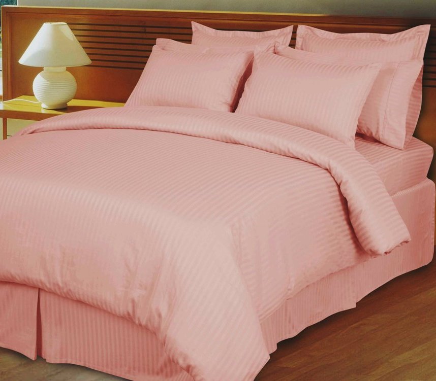 300 Thread Count Pink Sheet Set Egyptian Cotton